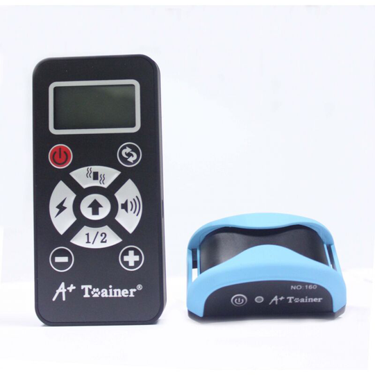 Thsinde - Rechargeable Dog Training Collar, Anti Bark Collar with Automatic Modes, Electric Collar with Manual Control Range 800 Meters-blue