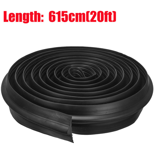 Garage Door Floor Mounted Threshold Weather Seal Rubber 85x18mm 615cm(20ft)