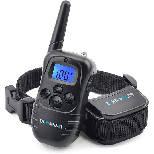 Briday - Dog Training Collar - Remote Range 300 Meters - Rechargeable - Water Resistant - Sound Alert and Vibration Mode