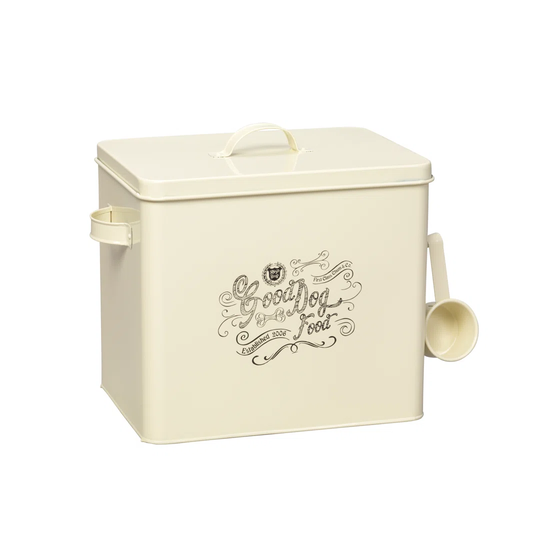 Dilley Good Dog Food Tin with Scoop