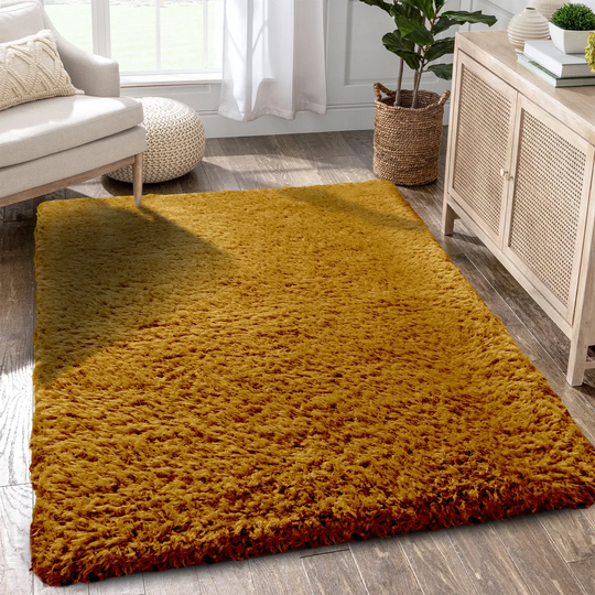 Emilda Shaggy Yellow Rug