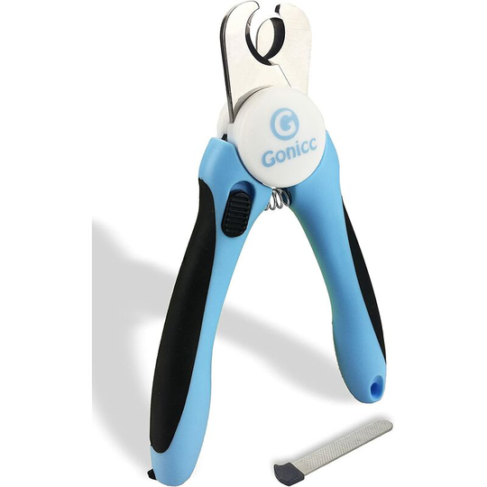 Dog Cat Nail Clipper, Dog Claw Clipper with Nail File, Professional and Safe Dog Nail Scissor, for Large Medium and Small Dogs Cats