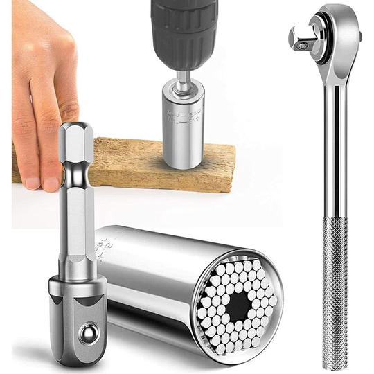 Betterlifegb - Socket Wrench Universal Wrench Universal Nut Universal Socket Wrench Multifunctional Hand Tools Repair Adapter Repair Tools Set Tools