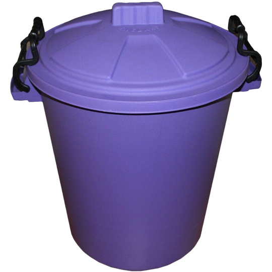50 Litre Purple Plastic Outdoor Bin