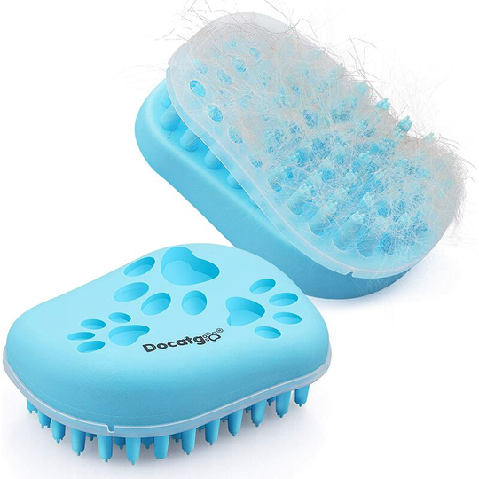 Betterlifegb - Pet brush dog brush cat, self-cleaning grooming comb for kitten and puppy, with cleaning knob, kidnapping up to 95% of dead hair,