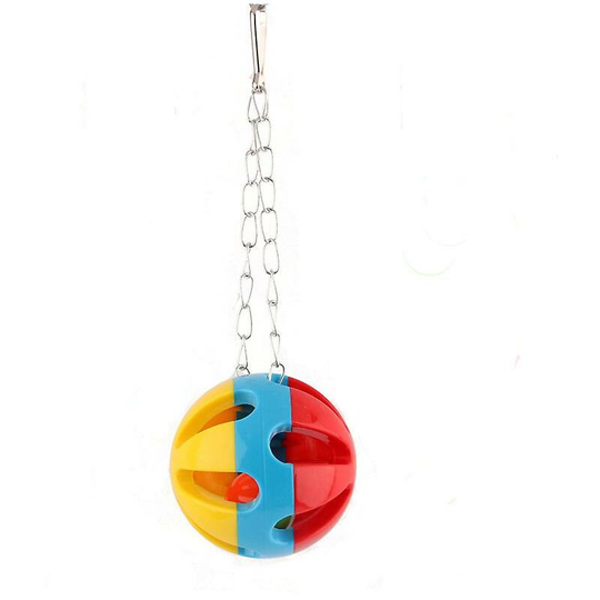 Bird Parrot Swing Toy Hanging Bell Bird Cage Decor