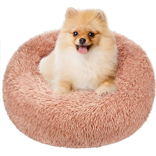 Soekavia - Round Dog Basket Cat Cushion Donut Basket, Dog Basket Cat Bed Extra Soft Comfortable and Cute, Cushion for Cats and Small Dogs of Medium