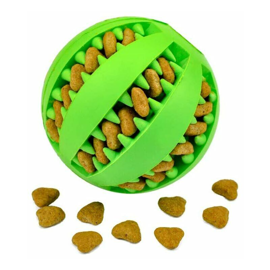 Dog Toy Ball,Dog Play Ball,Smart Dog Toy,Big Dog Toy,Chew Toy,Dog Ball Games (Green)