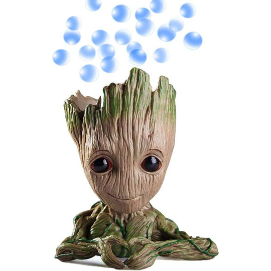 Baby Groot Aquarium Bubbler Decoration.Treeman Heart-Shaped Fish Tank Ornemant Decoration Great Gift Ideas