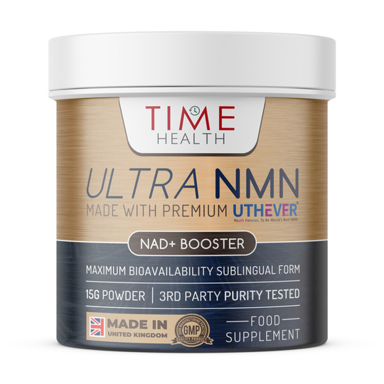 Ultra NMN (β-Nicotinamide Mononucleotide) - Sublingual Powder - Rapid Action - NAD+ Booster - Cellular Energy & Anti-Ageing - 15g Powder