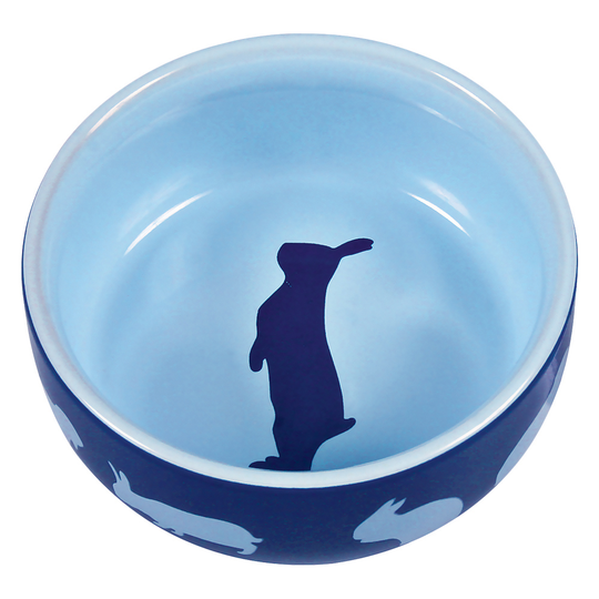 Trixie Ceramic Food Bowl for Small Pets - Rabbit 250ml / 11cm Diameter