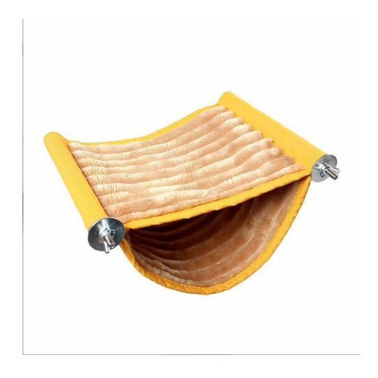 Bird nest, hammock for parrot, hanging tent, bed for small animals, accessories for bird cage, perches, chewing toys (large, set-a) ,