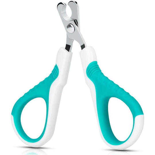 Perle Rare - Professional Cat Nail Scissors Rabbits and Small Animals Cat Claw Clippers Scissors Stainless Steel Curved Scissors Cat Nail Clippers