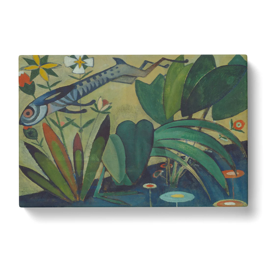 Leap of the Rabbit by Amadeo De Souza-Cardoso - Wrapped Canvas Painting