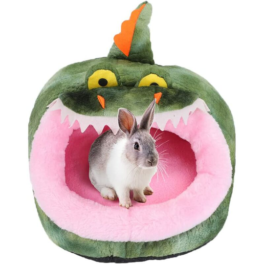 Bearsu - Nest Warm Lightweight Hamster Guinea Pigs Bed Winter Rodent Nest Pets Bed, Winter Warm Cozy Nest for Ferret Rat Hamster Habitat (xl,