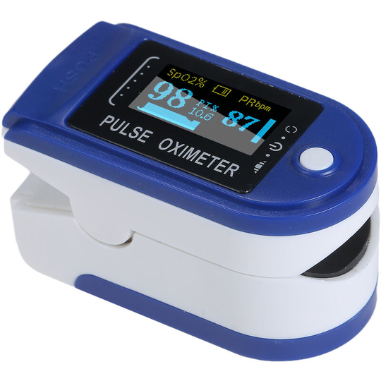 Superseller - Portable Fingertip Clip Pulse Oximeter tft Two-Color Display Screen Mini SpO2 Monitor Pulse Rate Measuring Oxygen Saturation Monitor,