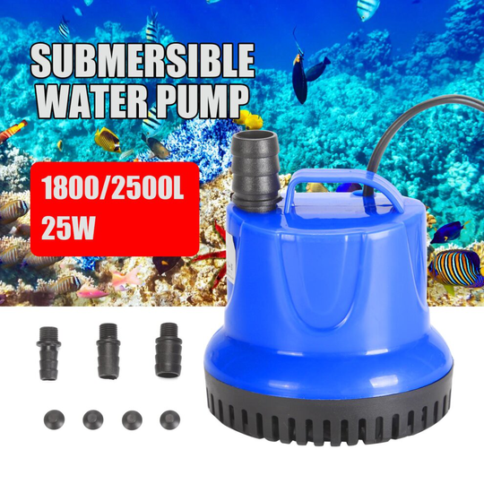 25W Submersible Water Pump For Garden Fish Pond Pool Aquarium Tank UK