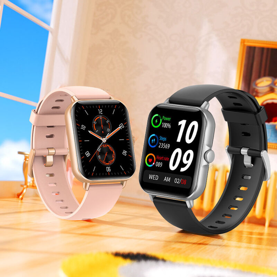 Thsinde - thsidne Smartwatch, Touch Screen Smartwatch for Men and Women, Smart Activity Bracelet with Heart Rate Monitor, Sleep Tracker - Silver Gray