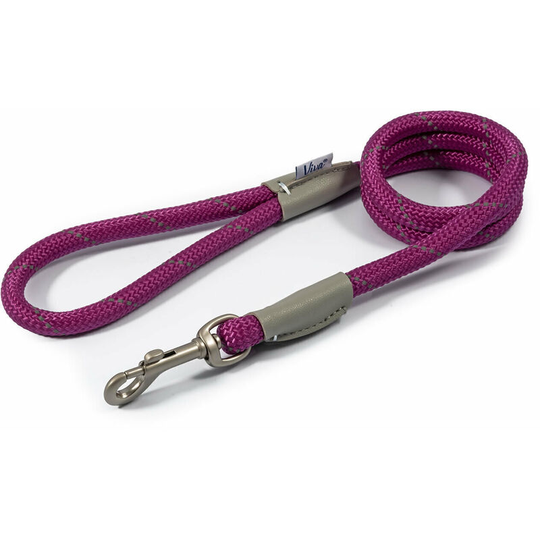 Viva Reflective Dog Slip Lead (1.07m x 12mm) (Purple) - Purple - Ancol