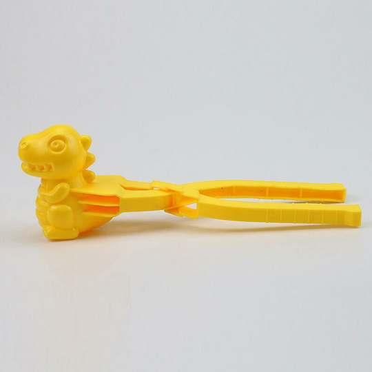 Toy Sports Creative Dinosaur Snow Snowball Maker Clip Maker And Mold Tool-Yellow