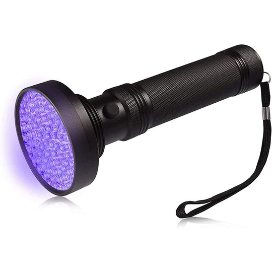 UV Blacklight Flashlight with 100 LED Blacklight Pet Urine Detector for Dried Stains of Your Dogs, Cats and Rodents on Carpets, Curtains, Drapes,