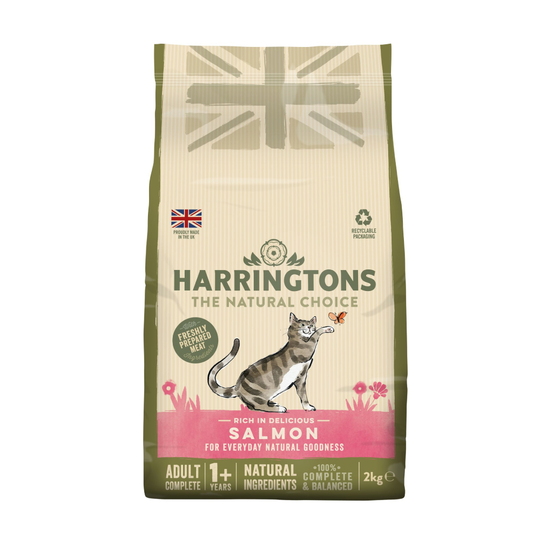 Harringtons Adult Cat Food Rich in Salmon - 2kg