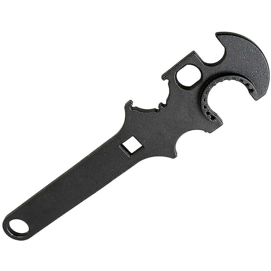 Large All-steel Metal Key Outdoor Camping Multifunctional Key 1pcs Black