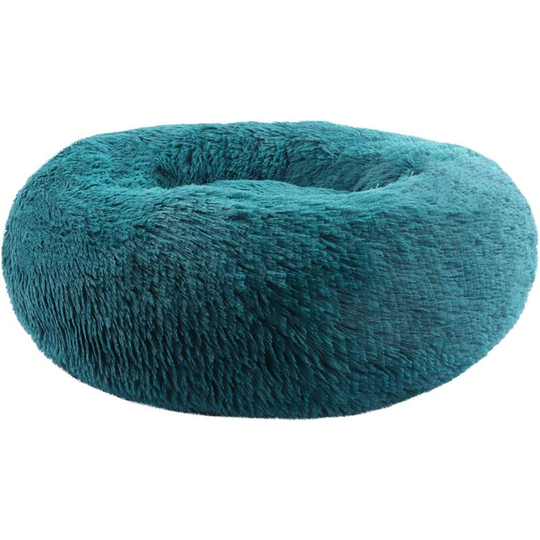 Round Plush Cat Basket for Pet Cats and Small Dogs Cat Bed Cushion Donut Dog Bed Fits Sofa