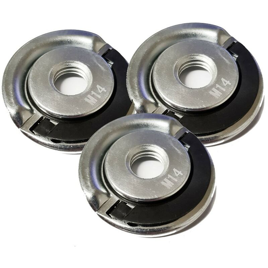 3 x Angle Grinder Blade Disc Quick Change Locking Flange Nut Quick Release M14