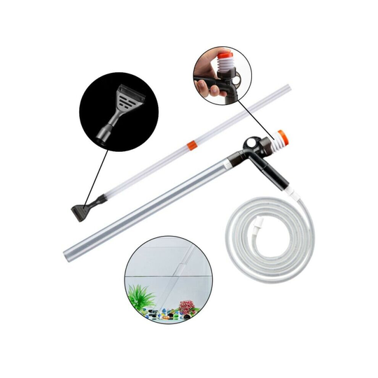 Aquarium Fish Tank Siphon Cleaning Maintenance Gravel Syphon Cleaner