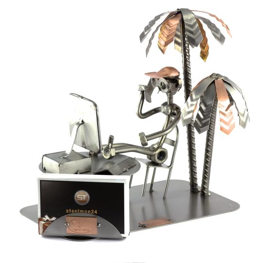PC Holiday Screw Man Place Card Holder
