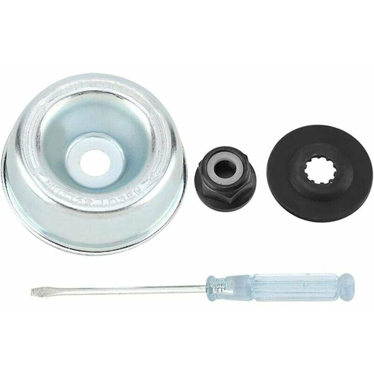 Lawn Mower Adapter Accessory Kit for Stihl Thrust Washer, Backing Plate, Flange Nut Driver Blade Adapter Service Kit