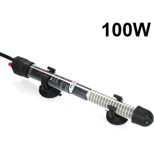 Submersible Heater Heating Rod for Aquarium Glass Fish Tank Temperature Adjustment 220-240V, 100 - 100