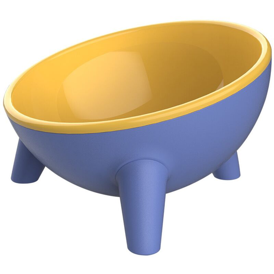 Raised Cat Bowl, Cat Bowl with 15° Tilt Angle, Provide Food and Water for Cats and Puppies