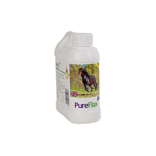 PureFlax Dogs/Horses Flax Oil Liquid Supplement (1l) (May Vary) - May Vary