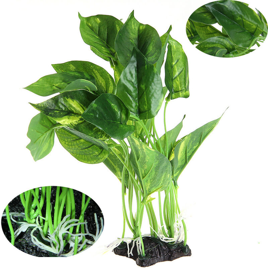 Fish aquarium aquarium decoration aquatic plants plastic vegetable decoration green