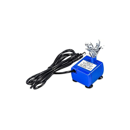 Bearsu - Cat Fountain Pump,Silent Automatic Water Pump, Submersible Water Pump (1.6L Capacity, 1.8m Cable Included, Compatible with 12V Electric