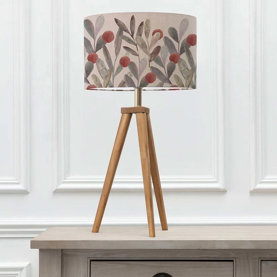 75Cm Brown Tripod Table Lamp