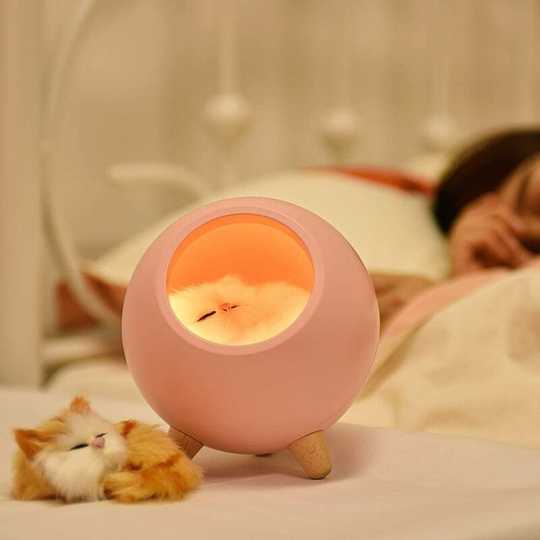 Kids Night Light, Silicone LED Bedside Lamp with Touch Light USB Charging Option Baby Night Light for Nursery Room Kids Birthday Room Living Room