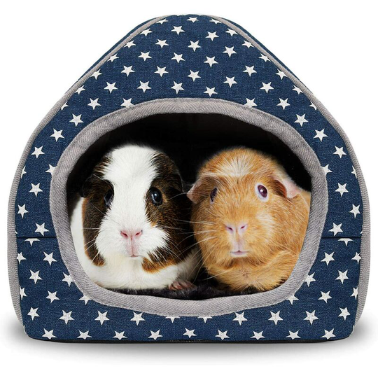 Guinea pig bed cave frfortable hamster house large hiding place rabbit ferret hedgehog chinchilla beard dragon winter nest hamster accessories a