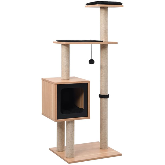 Cat Tree with Sisal Scratching Mat 123 cm - Lifcausal