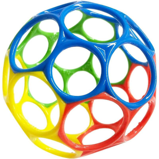 Flexible and easy to handle ball, sensory activity toy for children of all ages, multicolor, 9.5cm