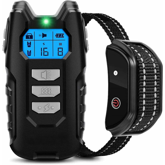 Thsinde - Dog Training Collar, 600 Meter Range and Keypad Safety Lock, Electric Collar with Sound, Vibration and Shock Modes, IP67 Water Resistant