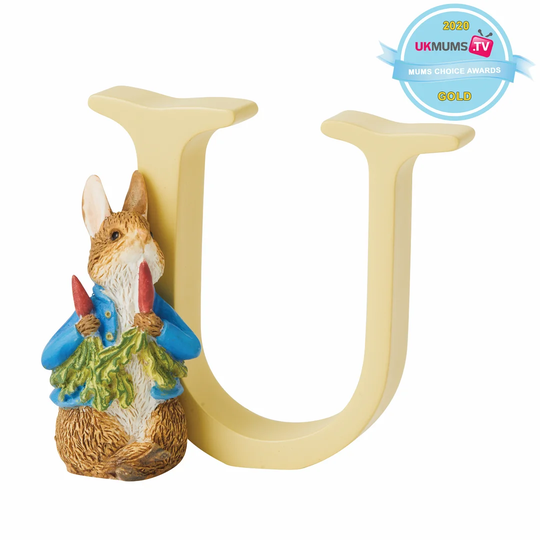 Peter Rabbit Letter U Figurine
