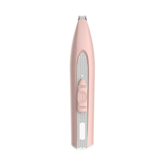 Dog Scissors, Cordless Scissors for Cats and Puppy, Low Noise Electric Pet Clippers, Dog Grooming Scissors for Paws, Hair Around Eyes, Pink Battery