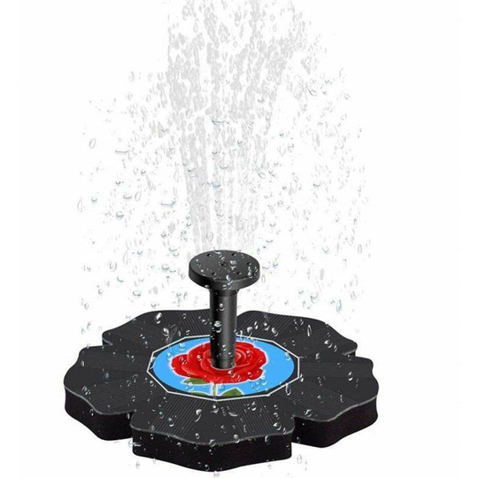 Solar Fountain Pump Solar Bird Bath Fountain Pump Solar Water Floating Leaf Pump Fountains for Ornamental Pond