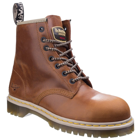 (6 UK, Tan) Dr Martens Unisex Icon 7B10 Safety Boots