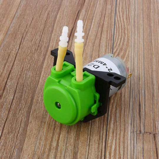 Small Dosing Peristaltic Pump Plastic Dosing Pump Mini Green Hose Pump Head for Aquarium Laboratory Water Liquid