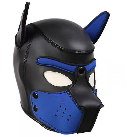 Dog Masque With Ears Soft Rubber Animal Dog Masks Full Head Puppy Masque Adults