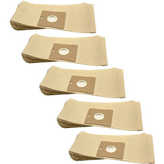 50x Vacuum Cleaner Bag compatible with Satrap Aspira Mouse 1500, Mousy Class 1300 Vacuum Cleaner - Paper, 35 cm x 16 cm - Vhbw